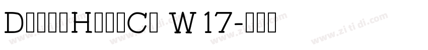 DreamHansCn W17字体转换